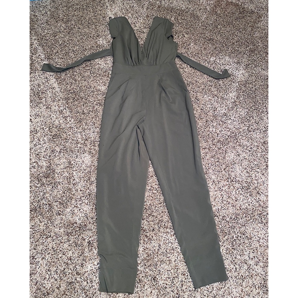 Olive romper worn in Vegas once